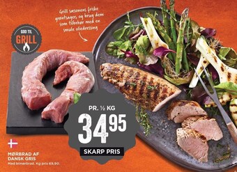 MENY Mørbrad af dansk gris tilbud