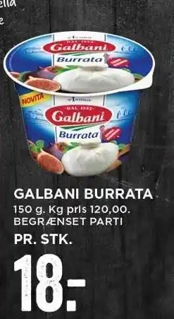 MENY Galbani burrata tilbud