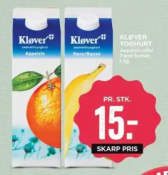 MENY Kløver yoghurt tilbud