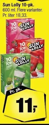 Calle Sun lolly tilbud