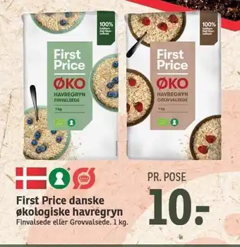 SPAR First price danske øko havregryn tilbud