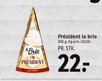 SPAR Président le brie tilbud