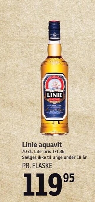 SPAR Linie aquavit tilbud