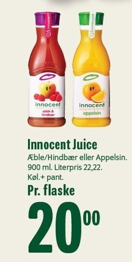 Min Købmand Innocent juice tilbud