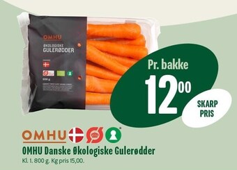 Min Købmand Omhu danske økologiske gulerødder tilbud