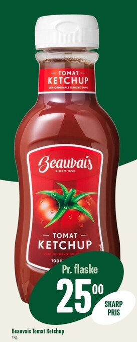 Min Købmand Beauvais tomat ketchup tilbud