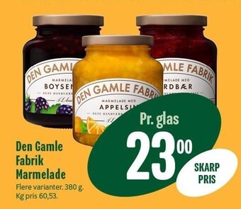Min Købmand Den gamle fabrik marmelade tilbud