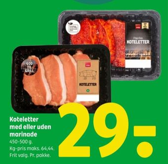 Coop 365 Coop grisekoteletter tilbud