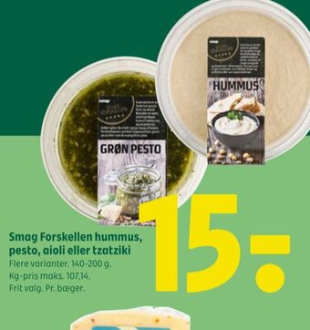 Coop 365 Smag forskellen hummus tilbud