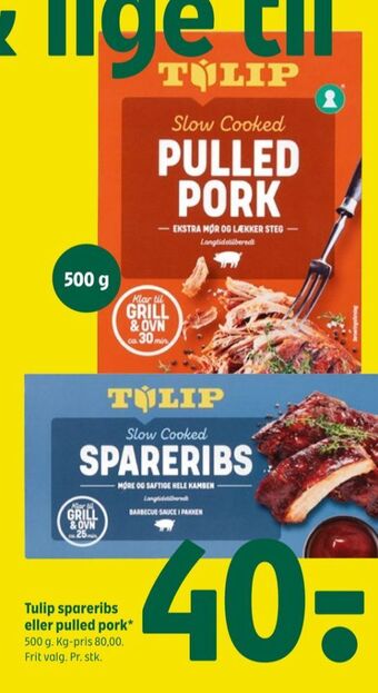 Coop 365 Tulip spareribs tilbud