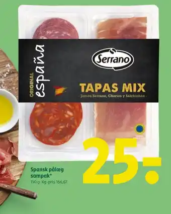 Coop 365 Serrano tapas mix tilbud