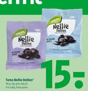 Coop 365 Nellie dellies slikpose sweet liquorice tilbud