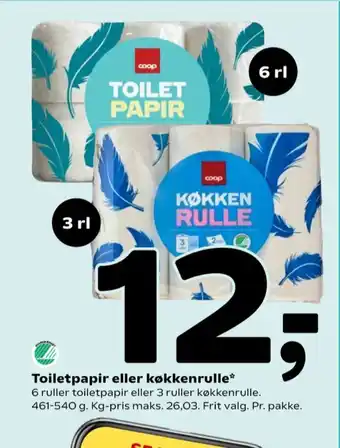 Fakta Nice & soft toiletpapir tilbud