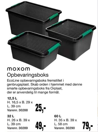 Harald Nyborg Moxom opbevaringsboks tilbud