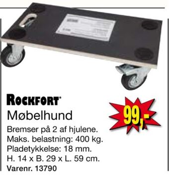 Harald Nyborg Rockfort møbelhund tilbud