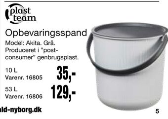Harald Nyborg Plast team opbevaringsspand tilbud
