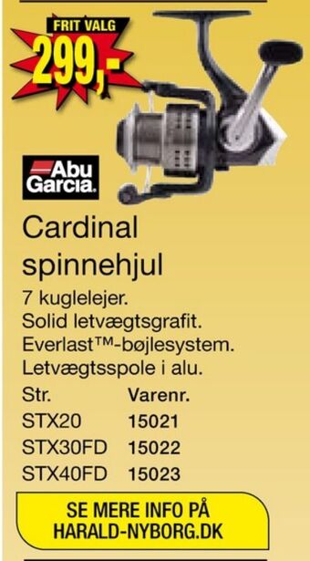 Harald Nyborg Abu garcia fiskehjul tilbud