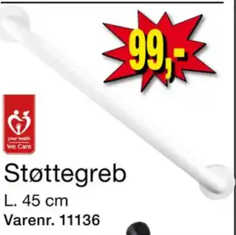 Harald Nyborg We care støttehåndtag tilbud