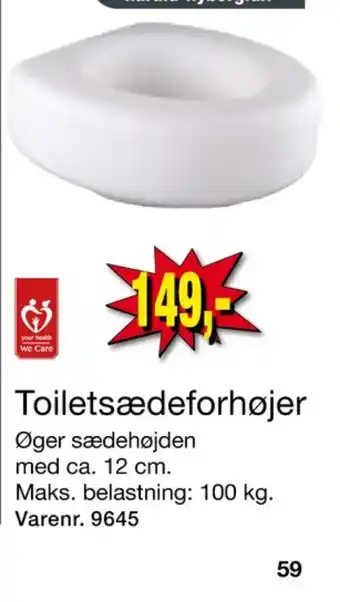 Harald Nyborg We care toiletsædeforhøjer tilbud