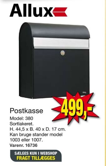 Harald Nyborg Allux postkasse tilbud