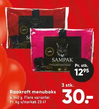 Bilka Raakraft menuboks tilbud