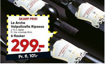 Bilka Le arche valpolicella ripasso tilbud