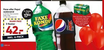Bilka Faxe eller pepsi sodavand tilbud