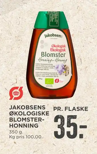 MENY Jakobsens økologiske blomster­ honning tilbud