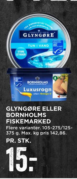MENY Glyngøre eller bornholms fiskemarked tilbud