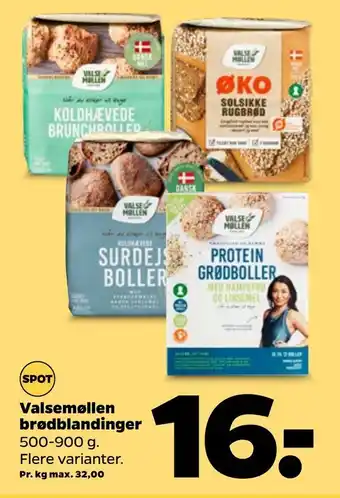 Netto Valsemøllen brødblandinger tilbud