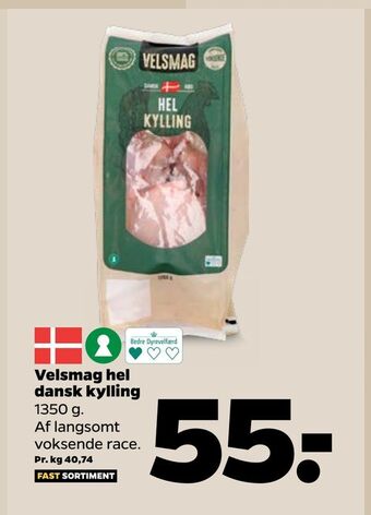 Netto Velsmag hel dansk kylling tilbud
