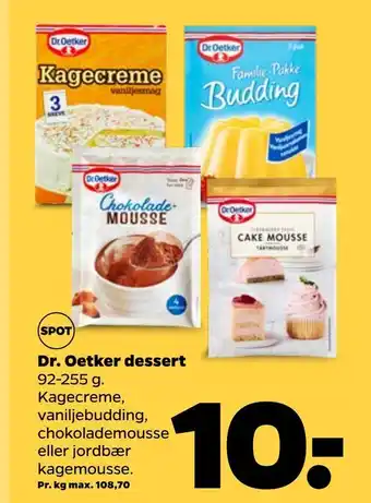 Netto Dr. oetker dessert tilbud