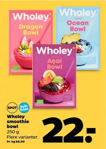 Netto Wholey smoothie bowl tilbud