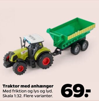Netto Traktor med anhænger tilbud
