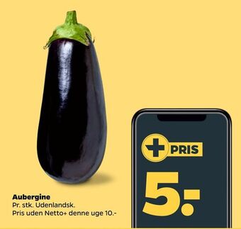 Netto Aubergine tilbud
