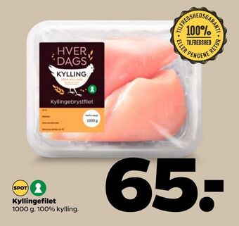 Netto Kyllingefilet tilbud