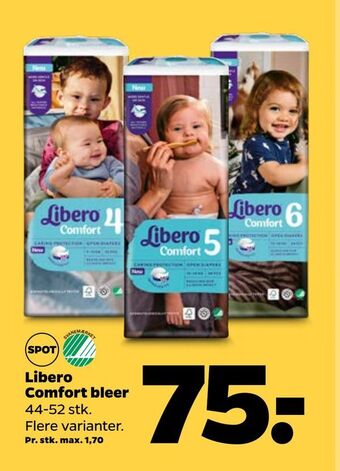 Netto Libero comfort bleer tilbud