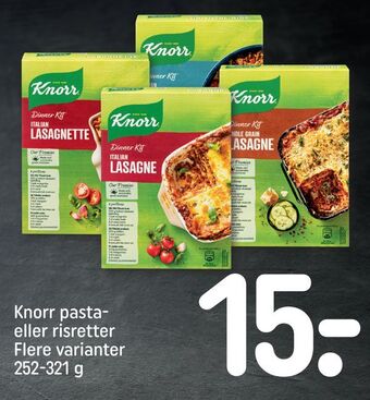 REMA 1000 Knorr pasta eller risretter tilbud
