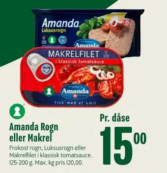 Amanda rogn eller makrel