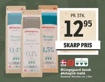 SPAR Øllingegaard dansk økologisk mælk tilbud