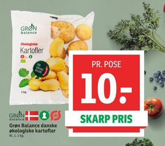 SPAR Grøn balance danske økologiske kartofler tilbud