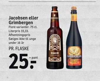 SPAR Jacobsen eller grimbergen tilbud