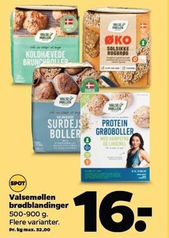 Netto Valsemøllen brødblanding tilbud