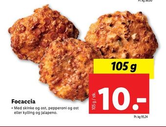 Lidl Focaccia tilbud