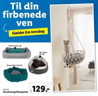 Lidl Hundeseng/hængestol tilbud