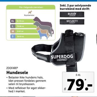 Lidl Hundesele tilbud