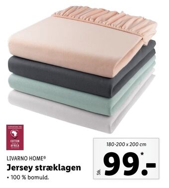 Lidl Jersey stræklagen tilbud