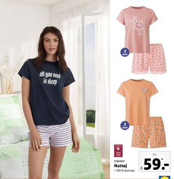 Lidl Nattøj tilbud