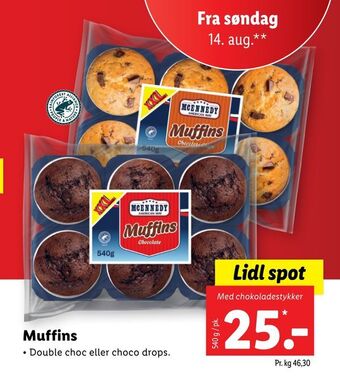 Lidl Muffins tilbud
