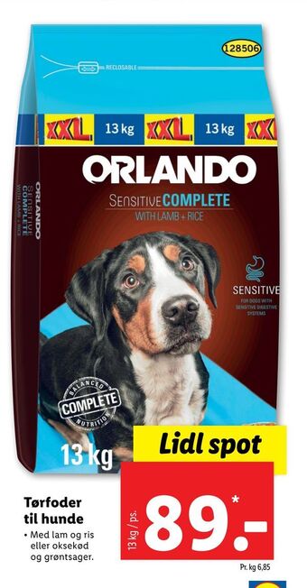 Lidl Tørfoder til hunde tilbud